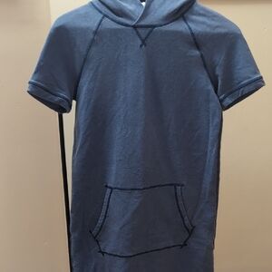 Ivivva by Lululemon Casual Blue Hoodie Dress. SZ 14.